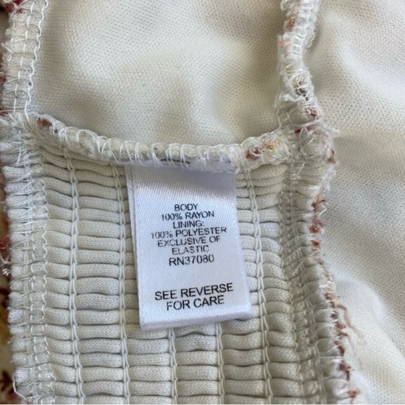 Cato Boho Peasant Style Maxi Dress Multicolor Floral Paisley Front Slits 14-16 - Picture 16 of 16